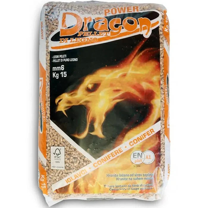 Pellet Dragon EN+ A1 65 pytlů x 15 kg