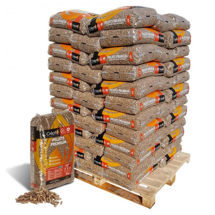 Peletový krepito Paleta 72 pytlů po 15 kg