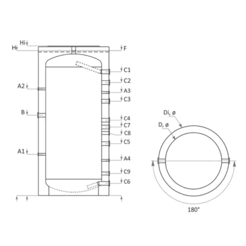 Vyrovnávací nádrž BT 300L