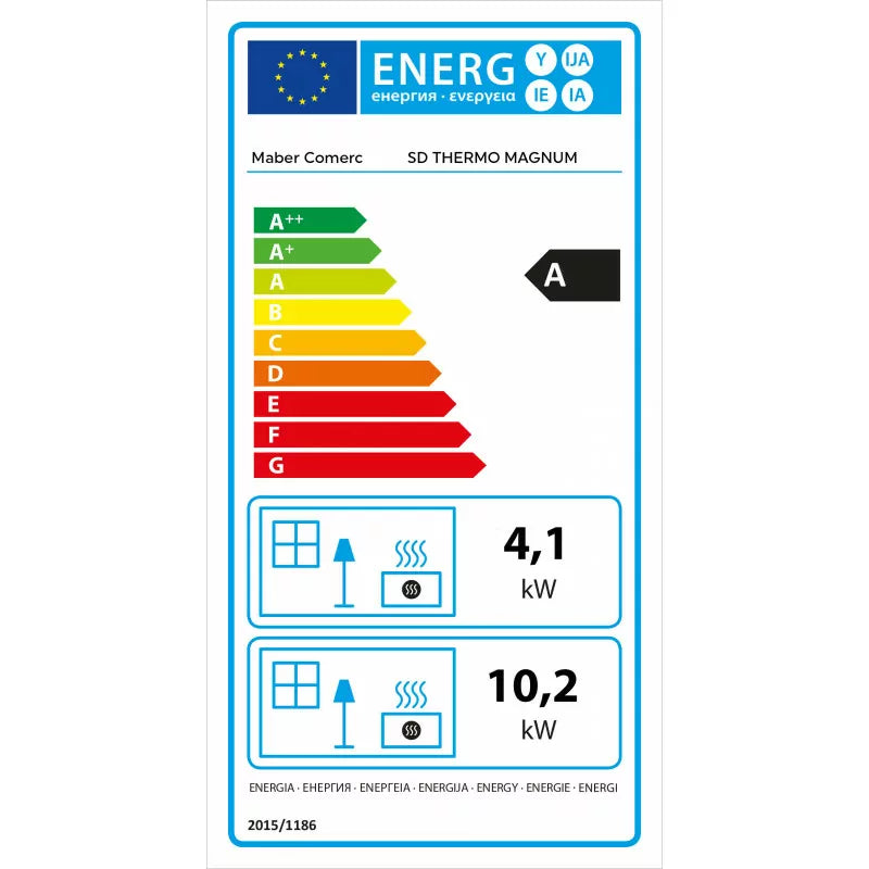 Kamna na dřevo Thermo Magnum z mastku - 15 kW