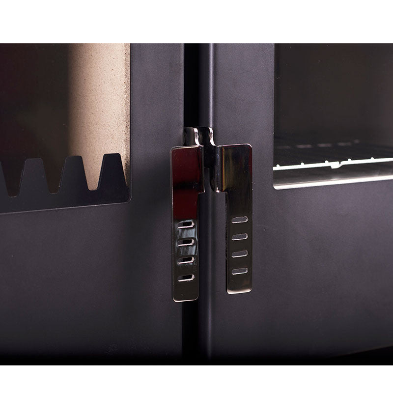 Dřevěná kamna Mervio Inox - 7,7 kW