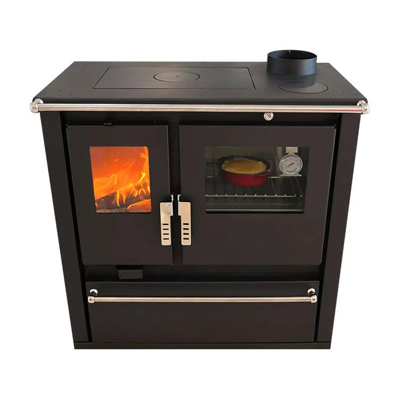 Nerezová kamna na dřevo Mervio XL - 7,7 kW