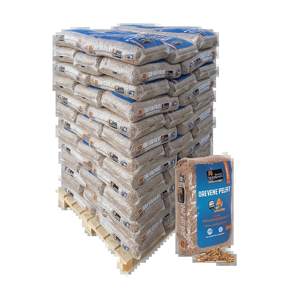 Peletový Woodstock 78 pytlů po 15 kg