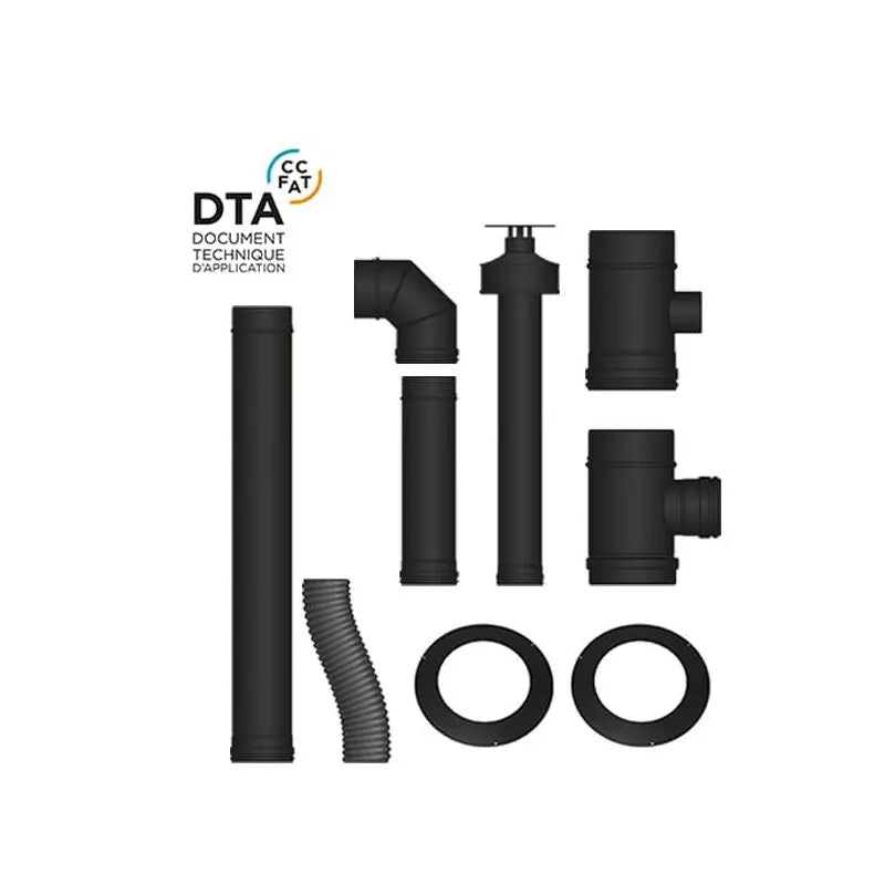 Sada pro připojení kouřovodu Bofill pro uzavřená peletová kamna se zadním vývodem