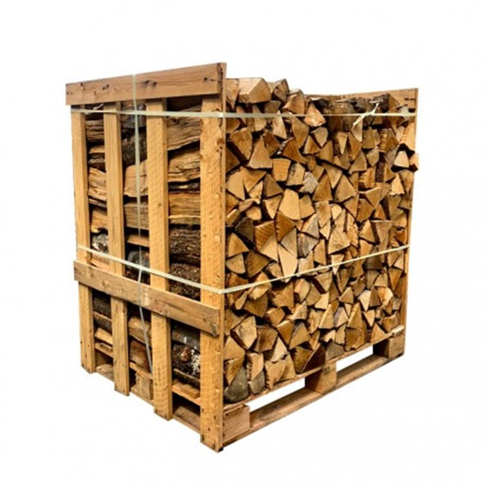 SMĚS TVRDÉHO DŘEVA – PŮL PALETY – 25 CM – 1 M3 PALETA – 1,5 STERY
