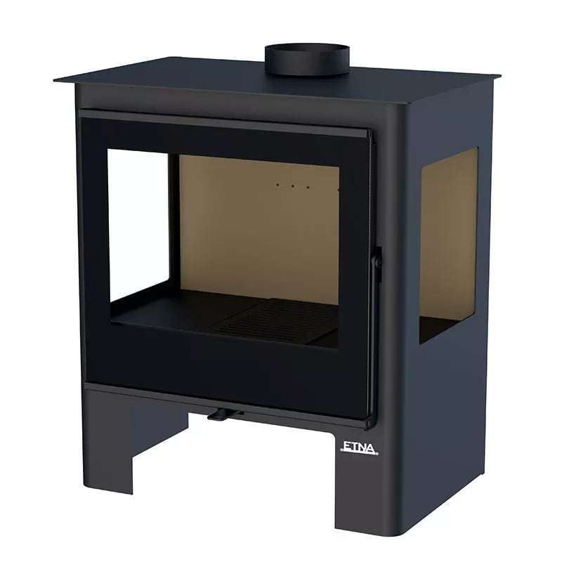 Dřevěná kamna Shiva se třemi plotnami - 10 kW