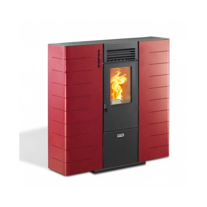 Peletová kamna Fango s extra plochým potrubím - 8 kW