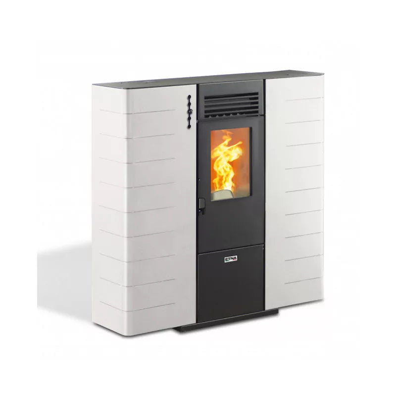 Peletová kamna Fango s extra plochým potrubím - 8 kW