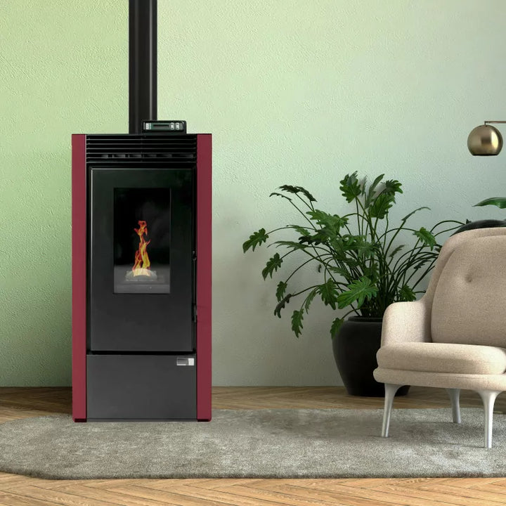 Peletová kamna Vittoria Plus s uzavřeným povrchem - 14 kW